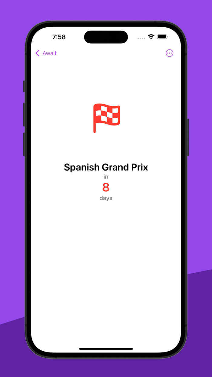 Await Countdown App  Widgets