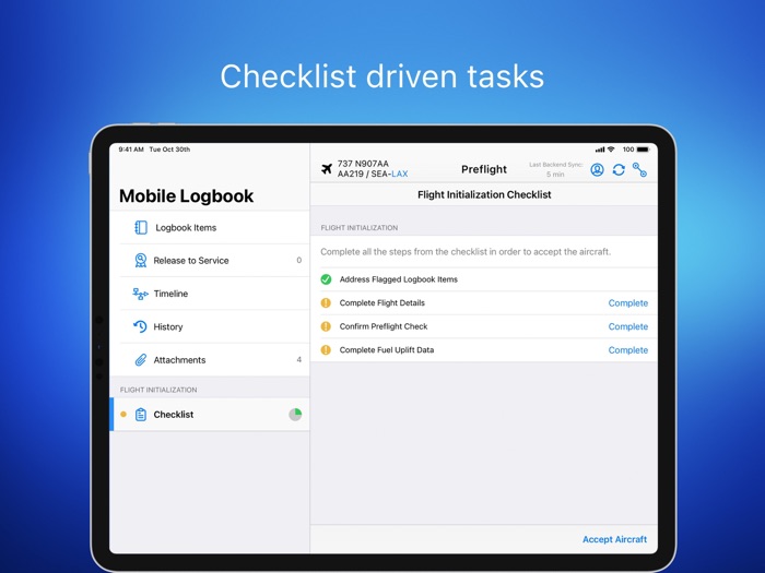 Boeing Mobile Logbook