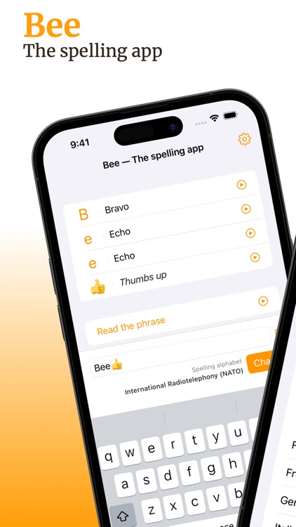 Bee — The spelling app