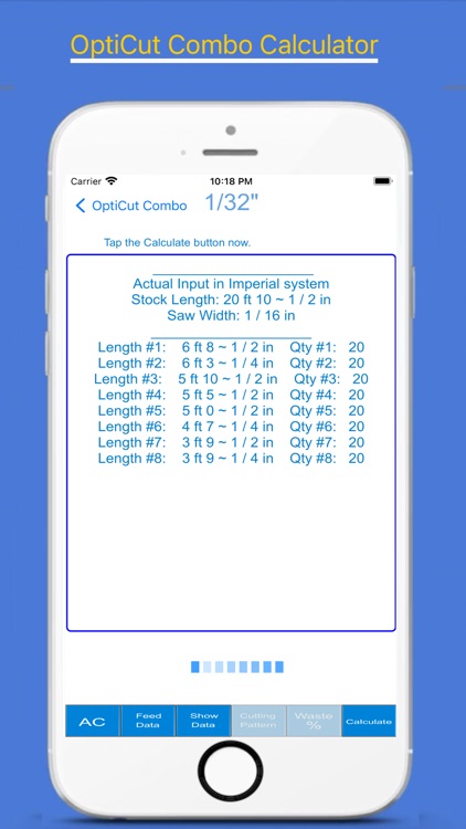 OptiCut Combo Calculator