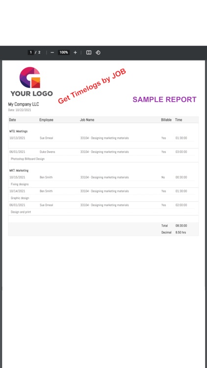 Employee Time Tracking App screenshot-5