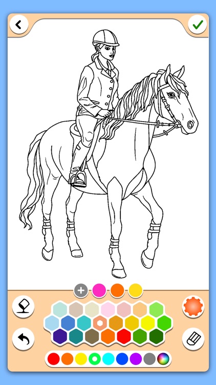 Horse coloring game screenshot-3