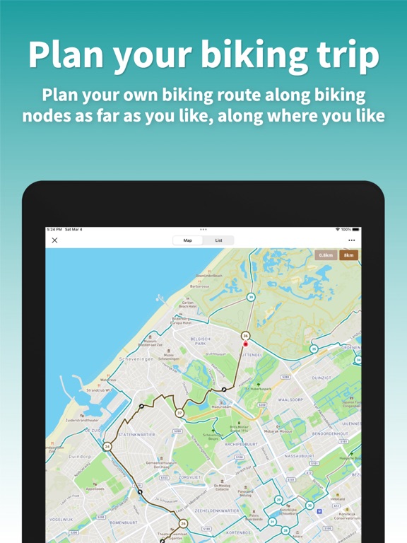 Fietsknooppunt screenshot 3