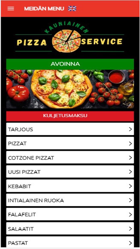 Pizza service пицца сервис