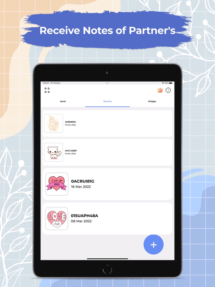 Drawing Noteit App for Couples