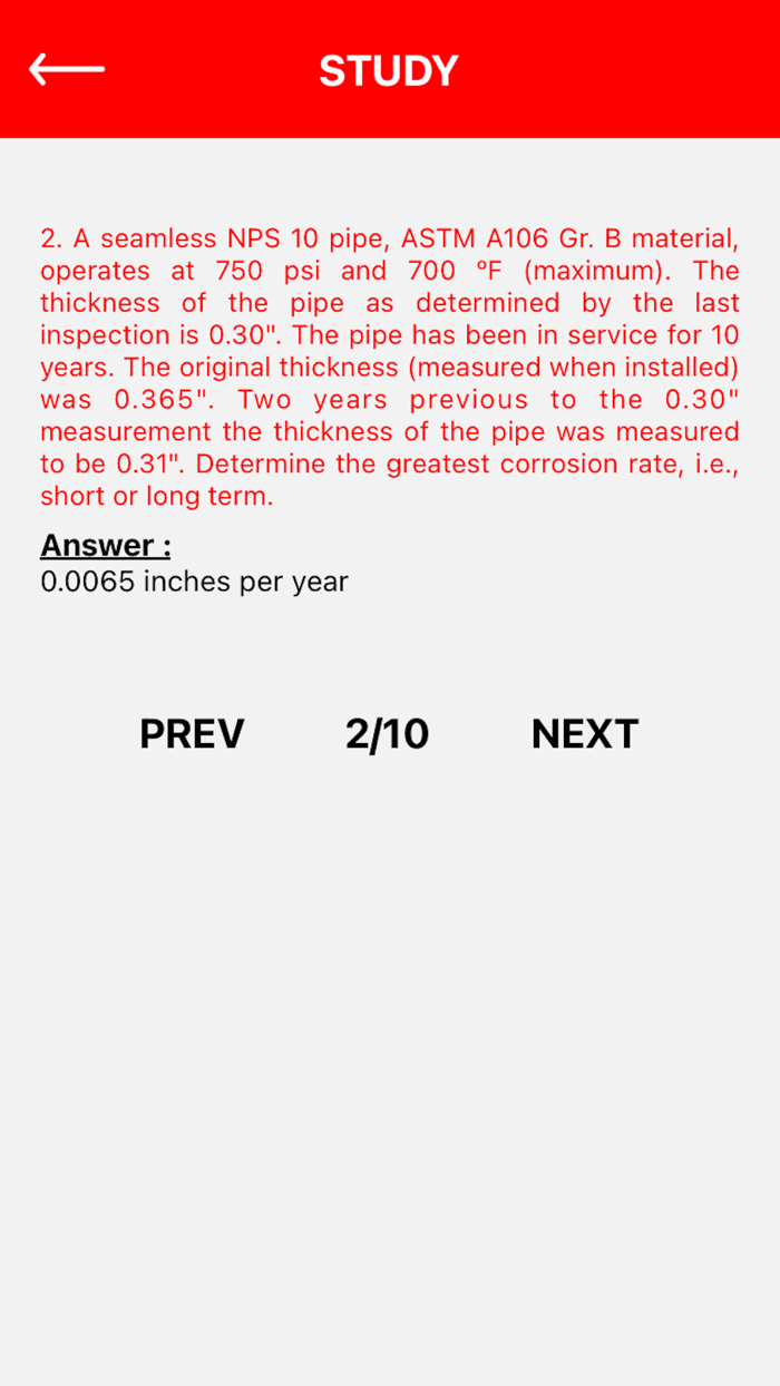 API 570 EXAM SIMULATOR