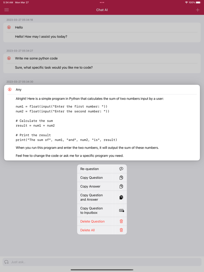 Askgpt  Chat  Ask AI