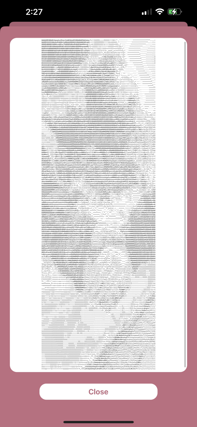 Asciify - Art From Letters