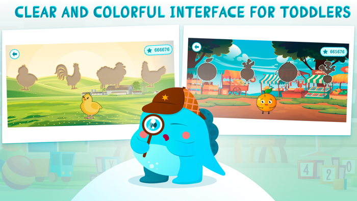 Baby games. Matching game 1