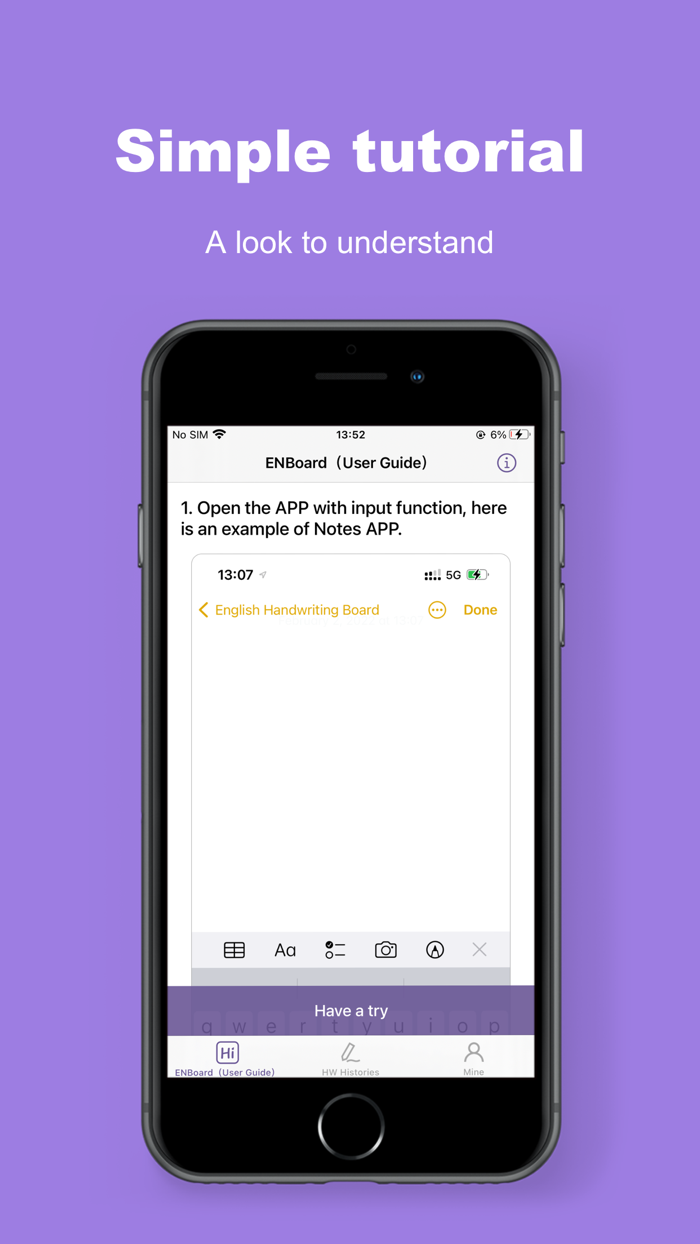 English Handwriting Board