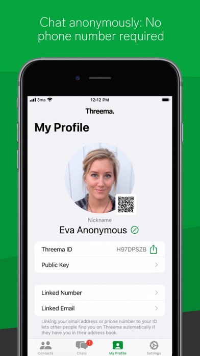 Threema. The Secure Messenger Screenshot