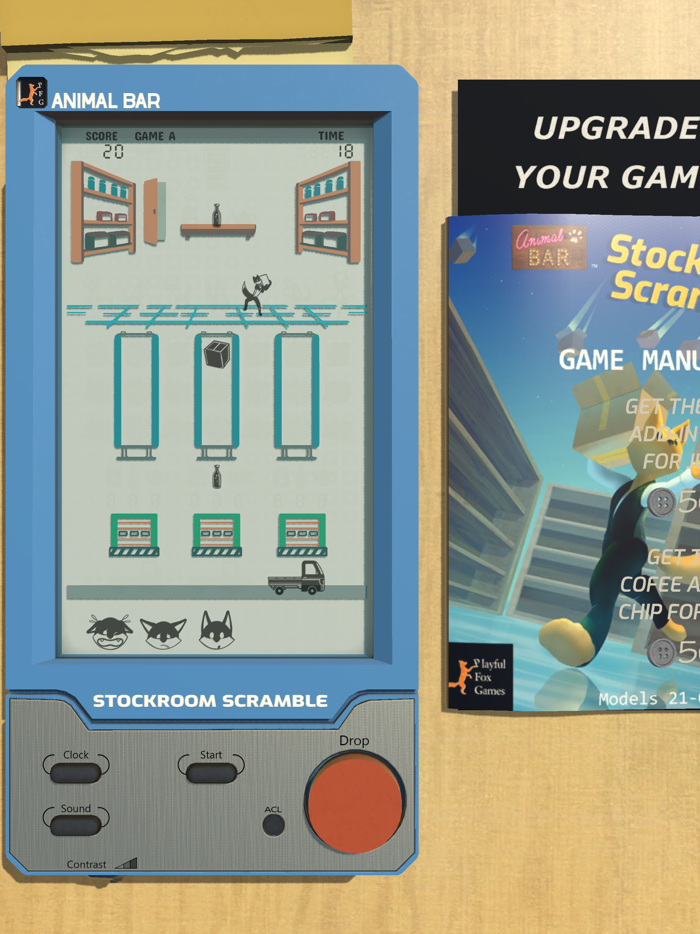 Animal Bar Stockroom Scramble