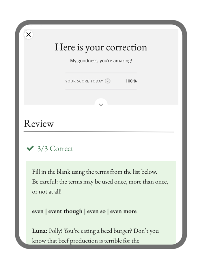 Language lessons - Gymglish