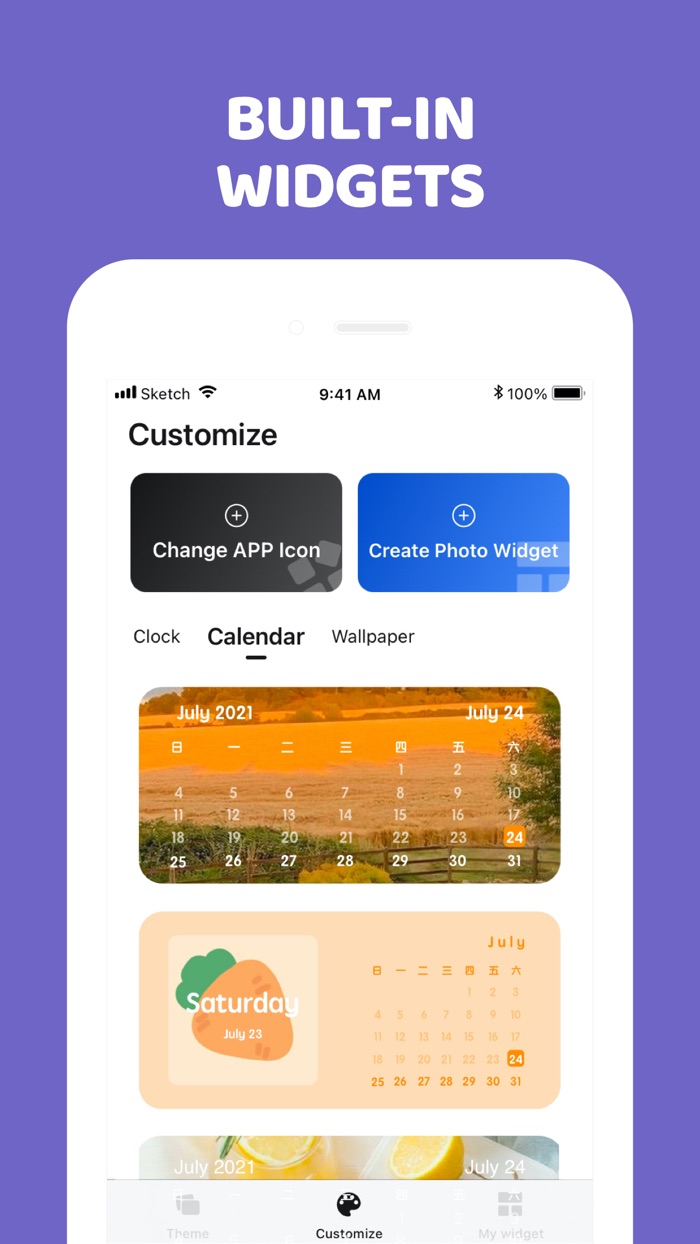Homescreen Widget Icon Changer