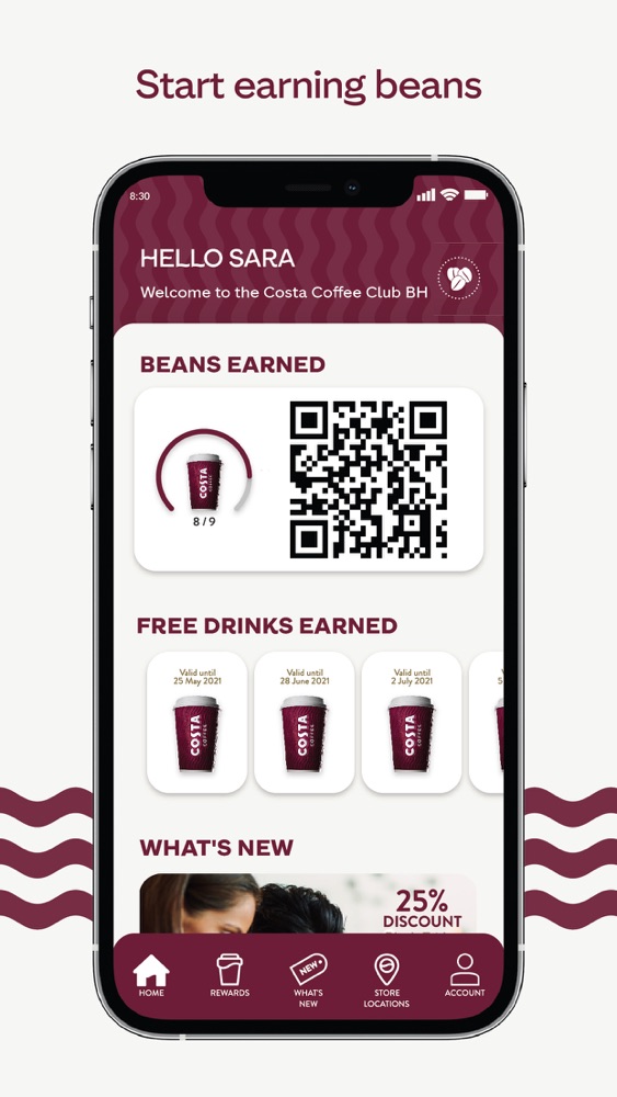 costa coffee app