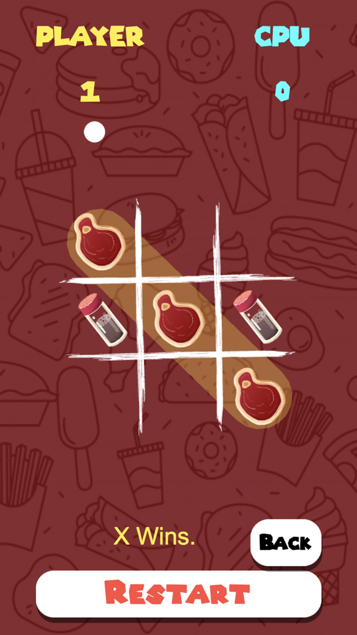 Tic Tac Toe Food