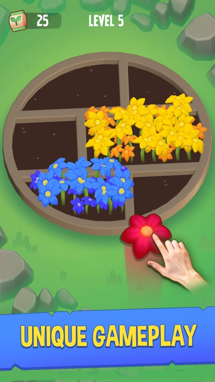 Garden Coloring Puzzle