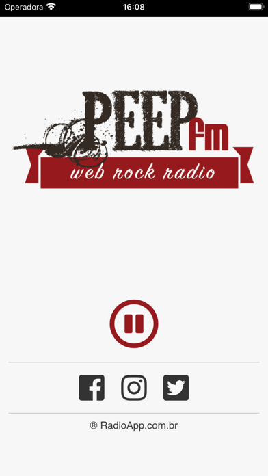 PeepFM Web Rock Radio Screenshot