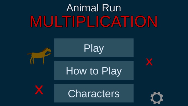 Animal Run Multiplication