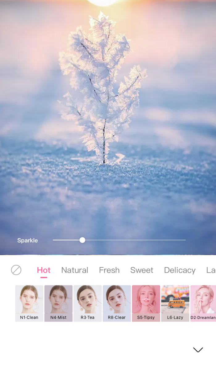 Sparkle Cam Bling Effect