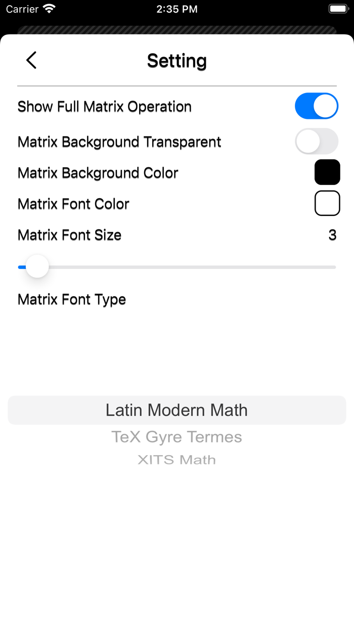 Matrix Calc Plus
