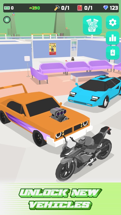 Idle Car Garage Simulator Game