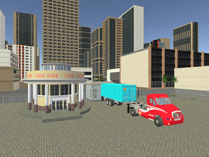 Real Truck Driving Sim Game 3D