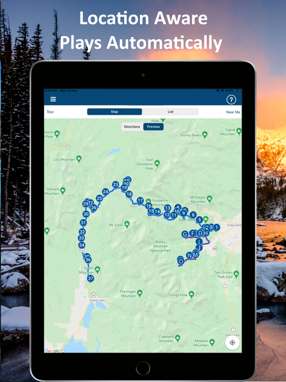 Rocky Mountain Audio GPS Guide screenshot 2