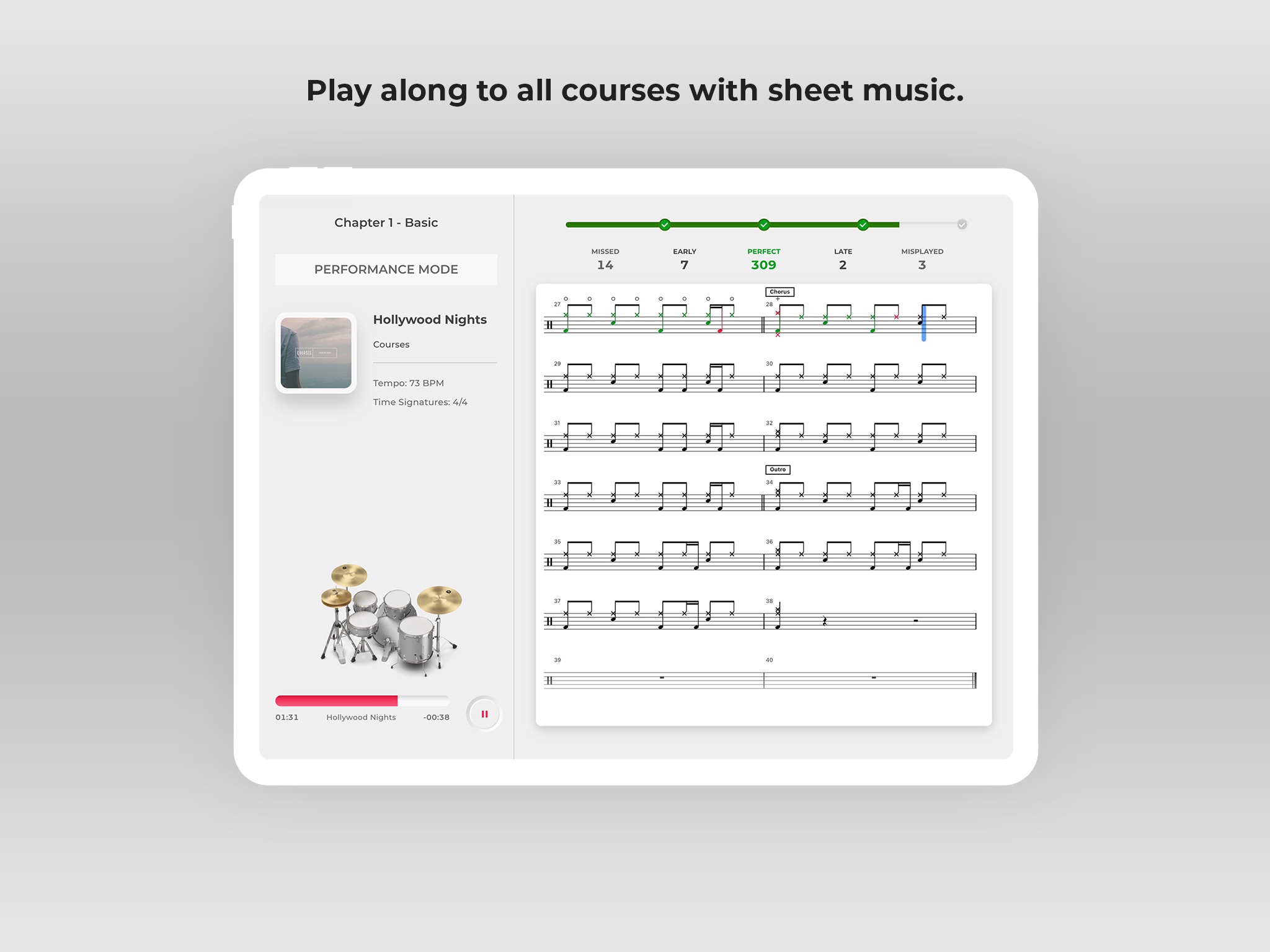 Freedrum Studio: Drum Lessons screenshot 3