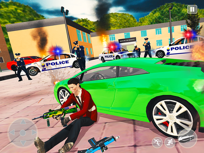 Гангстерский полицейский прес