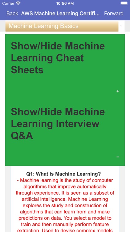 AWS Machine Learning Exam Prep screenshot-7