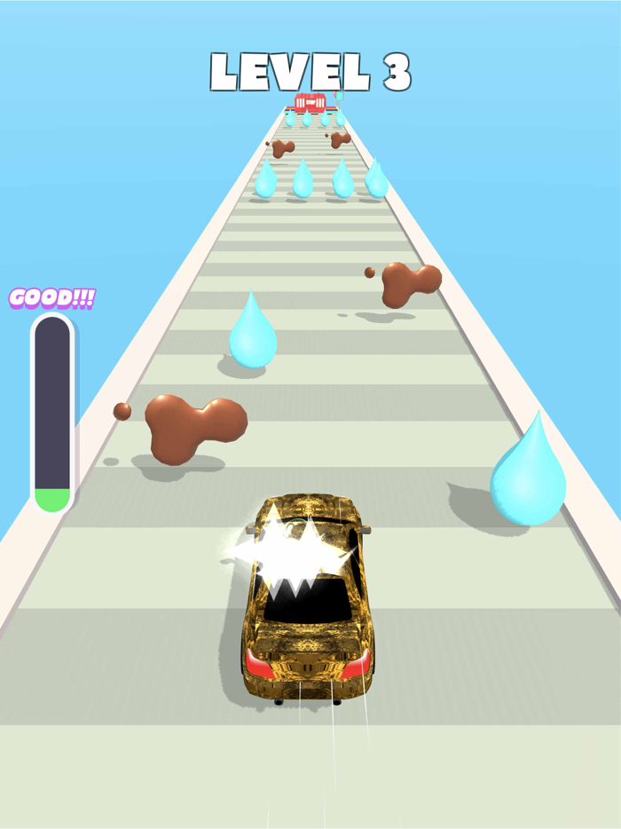Clean Car 3D Runner Game