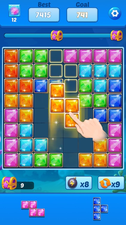 Block Puzzle Ocean Fish screenshot-3