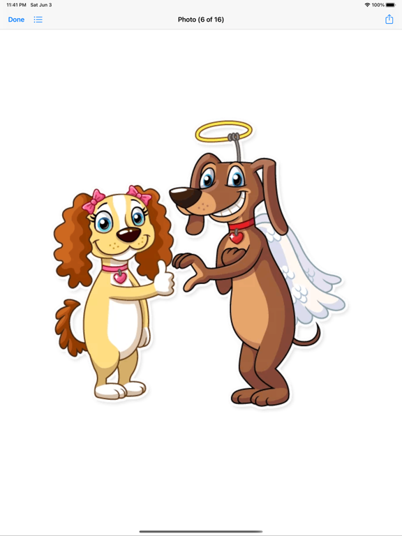 Cupid Dog Love Stickers screenshot 3