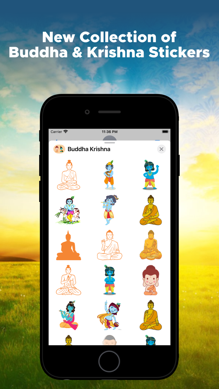 Buddha Krishna Emojis