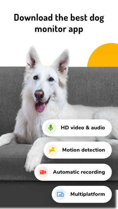 Barkio: Dog Monitor & Pet Cam iphone images