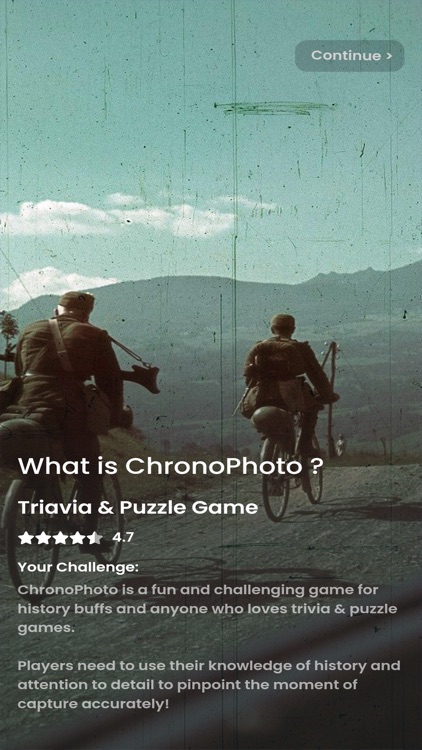 ChronoPhoto Trivia Puzzle Quiz