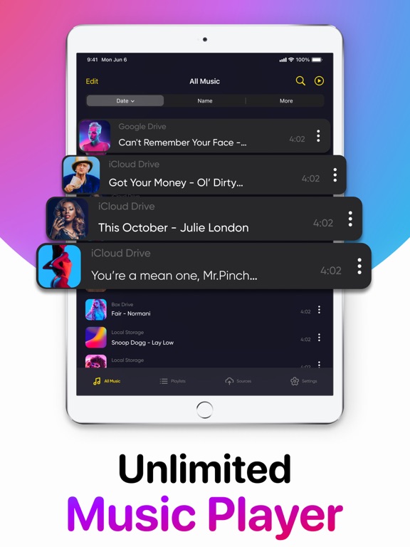 Cloud Music Player Offline screenshot 2