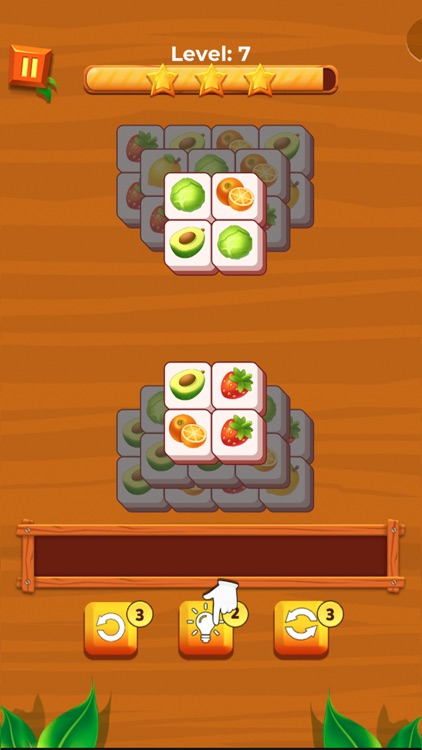 Fruit Crush Triple Tile Puzzle screenshot-3