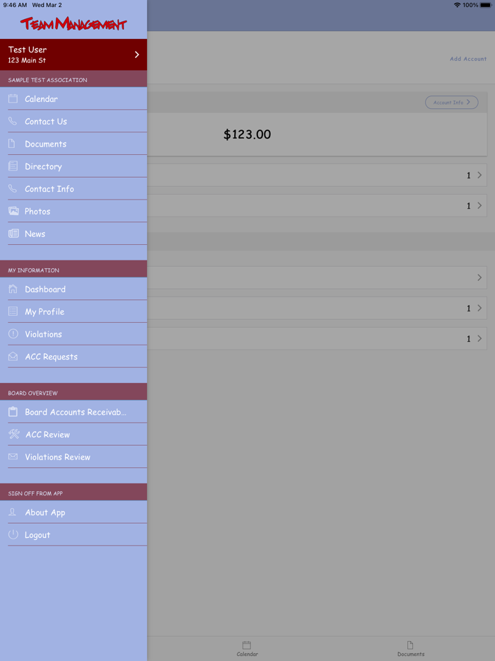 Team Mgt Homeowner Portal