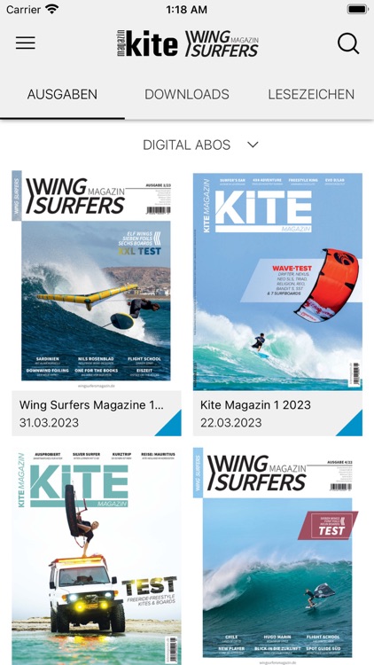 Kite / Wing Surfers Magazin