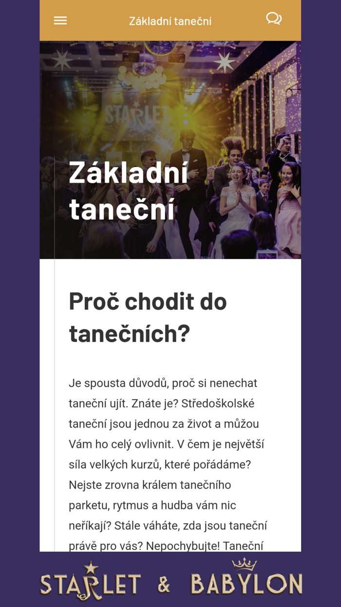 Taneční Starlet  Babylon