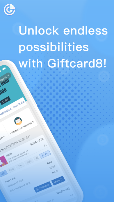 Giftcard8-Sell Gift Cards screenshot 2