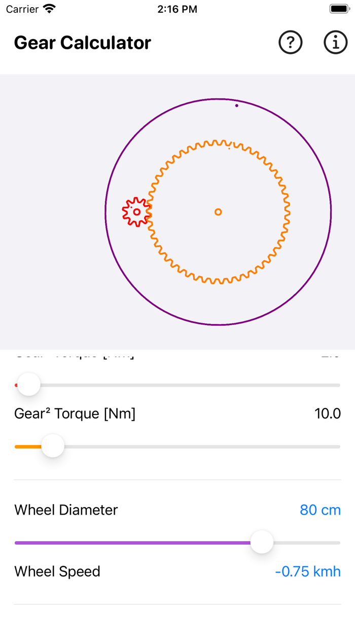 Gear Simulation  Calculation