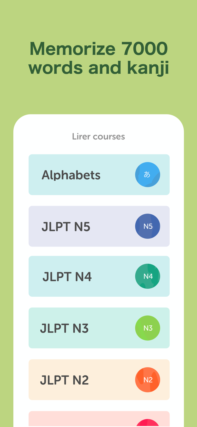 Lirer Learn Japanese