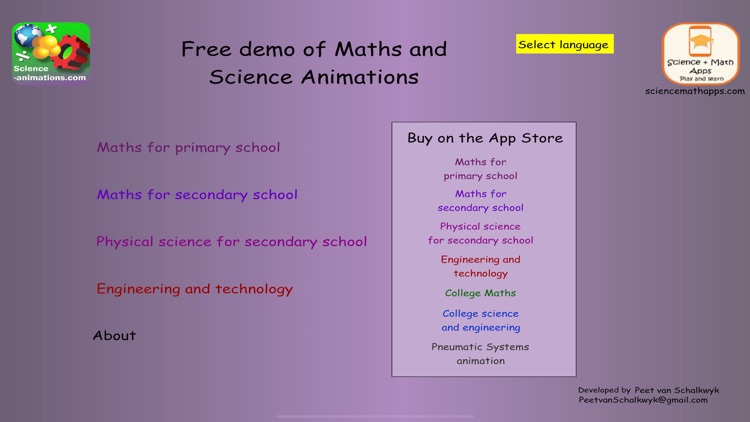 Maths and Science Demos