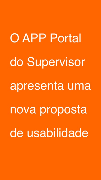 Portal do Supervisor CGI