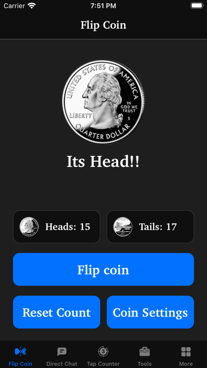 Coin Flip - Coin Tossing App