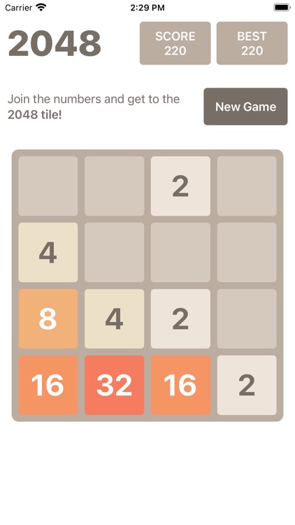 2048 - Slide Block