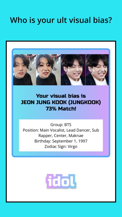 Idol - Kpop Visual Bias Finder